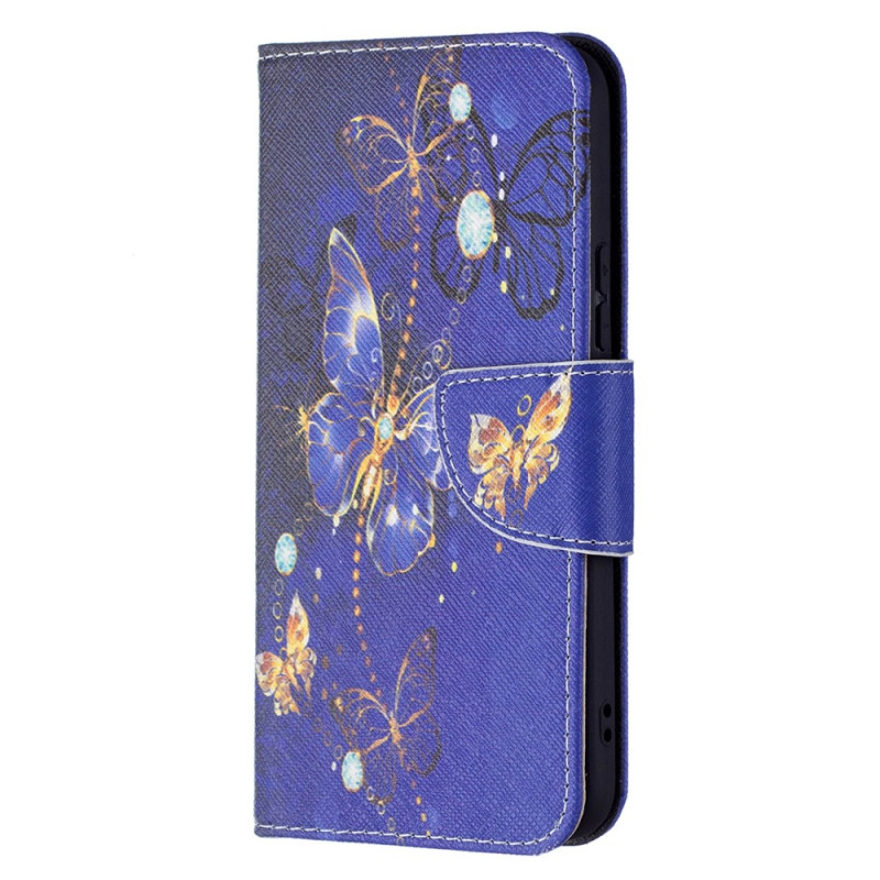 Samsung Galaxy S22 5G Gold Butterfly Case