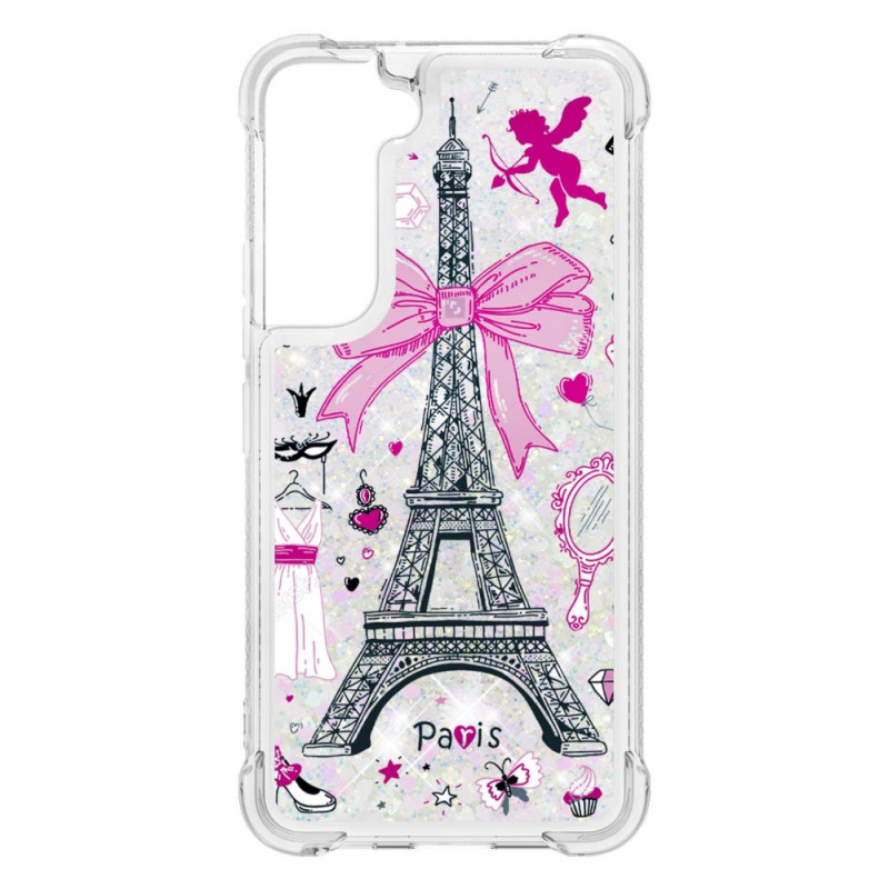 Samsung Galaxy S22 5G Case The Eiffel Tower Glitter