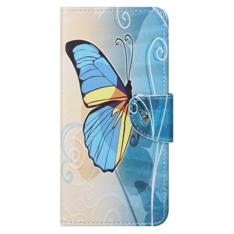 Moto G41 / G31 Butterfly Case Blue and Yellow
