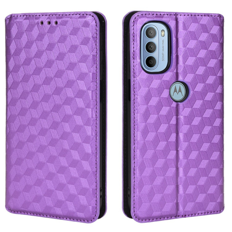 Flip Cover Moto G41 / G31 The
ather Effect Diamond