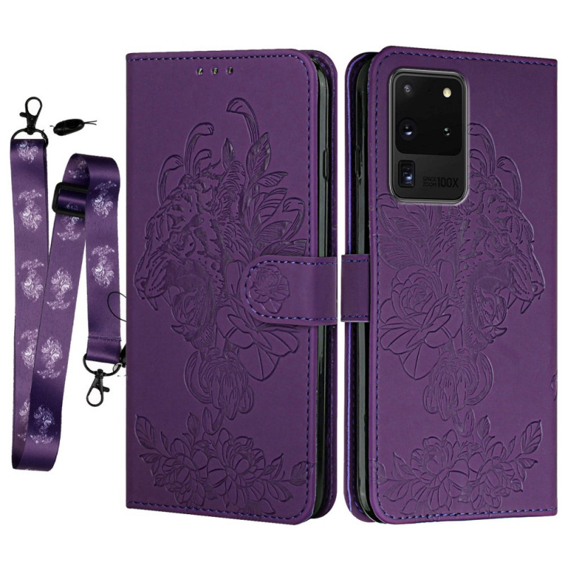 Samsung Galaxy S20 Ultra Baroque Tiger Strap Case