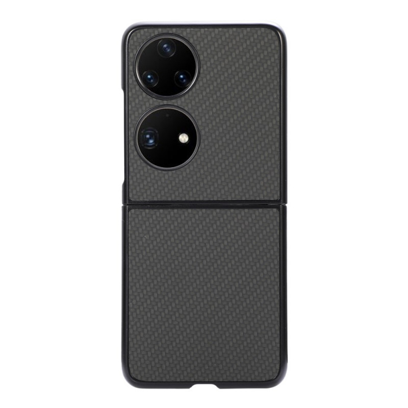 Huawei P50 Pocket Textured Carbon Fibre Case