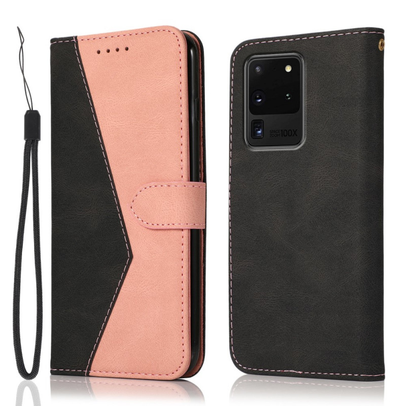 Samsung Galaxy S20 Ultra The
atherette Case Two-tone Triangle