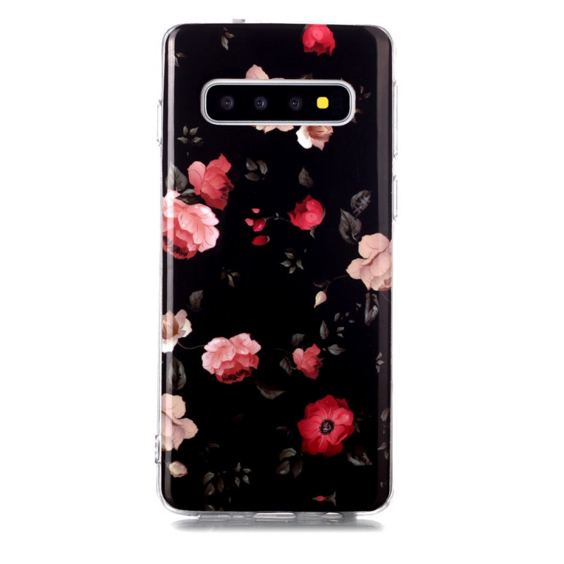 Samsung Galaxy S10 Case Liberty Flowers Fluorescent