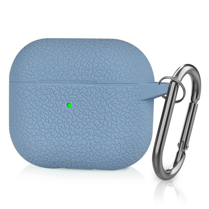 AirPods 3 Faux The
ather Lychee
 Case with Carabiner