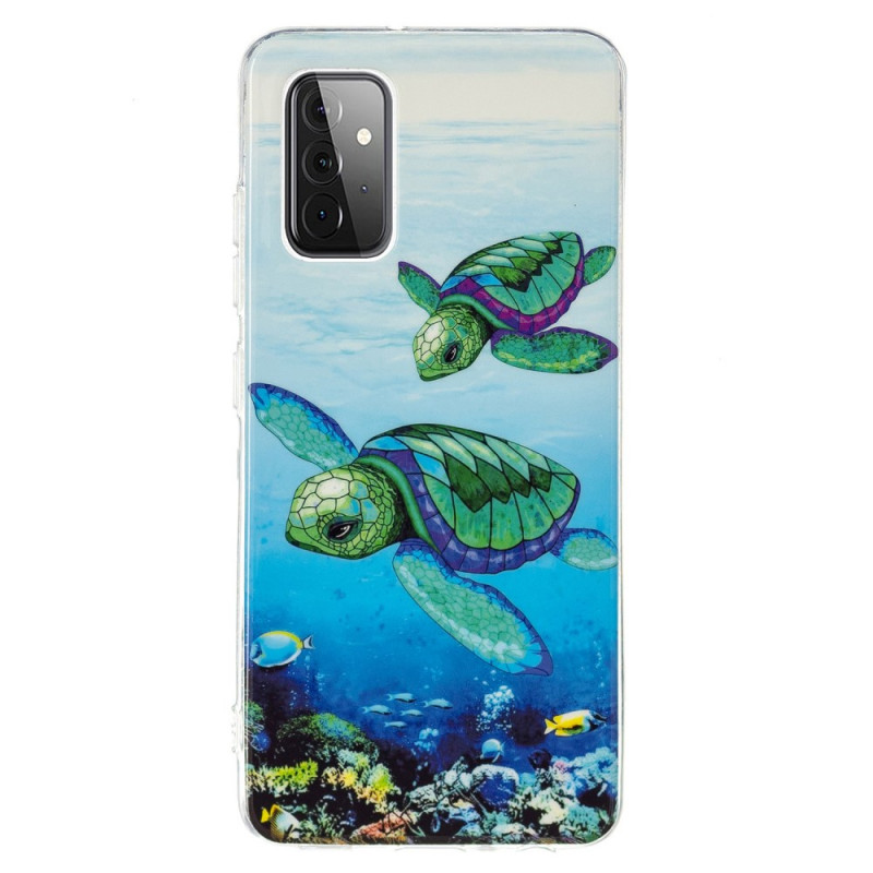 Samsung Galaxy A72 4G / A72 5G Case Fluorescent Turtles