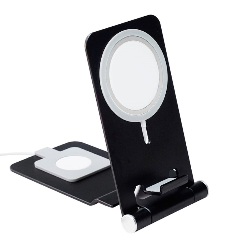 2-in-1 Foldable Stand for MagSafe and Smartwatch