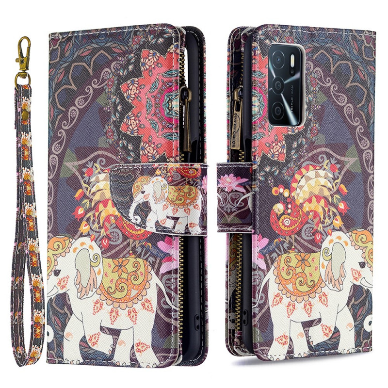 Case Oppo A16 / A16s Elephant Zipped Pocket