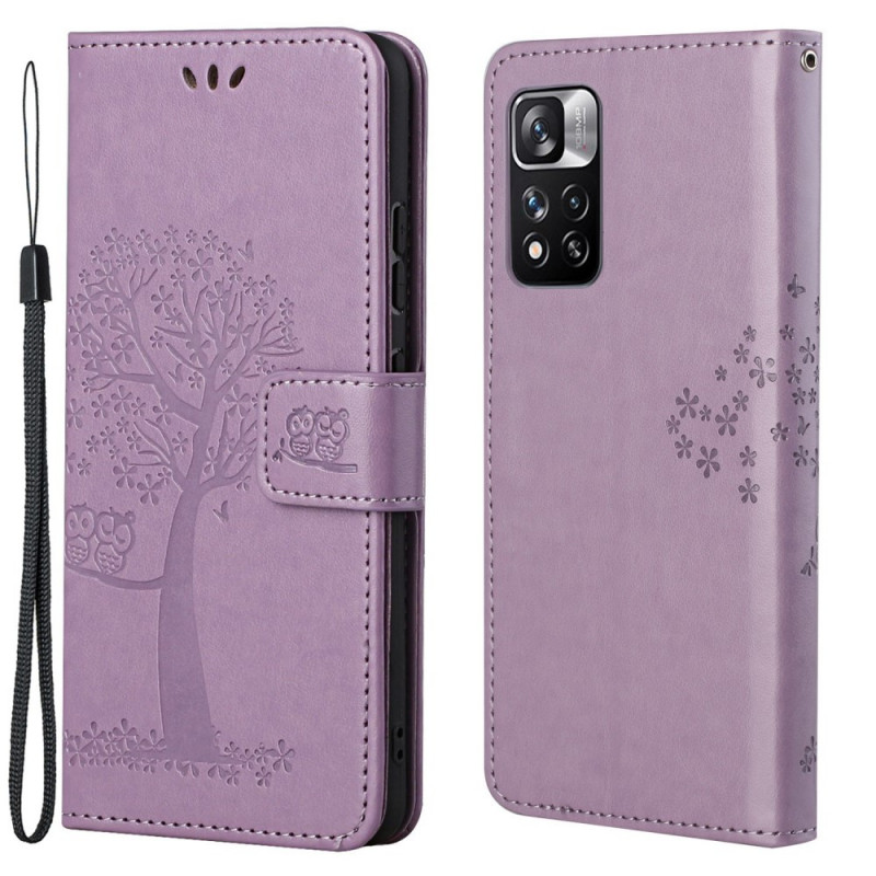 Case Xiaomi Redmi Note 12 Pro 4G/Note 11 Pro/11 Pro 5G Tree and Owls with Strap