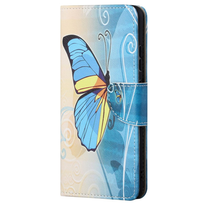 Case Xiaomi Redmi Note 12 Pro 4G/Note 11 Pro/11 Pro 5G Butterfly Blue and Yellow