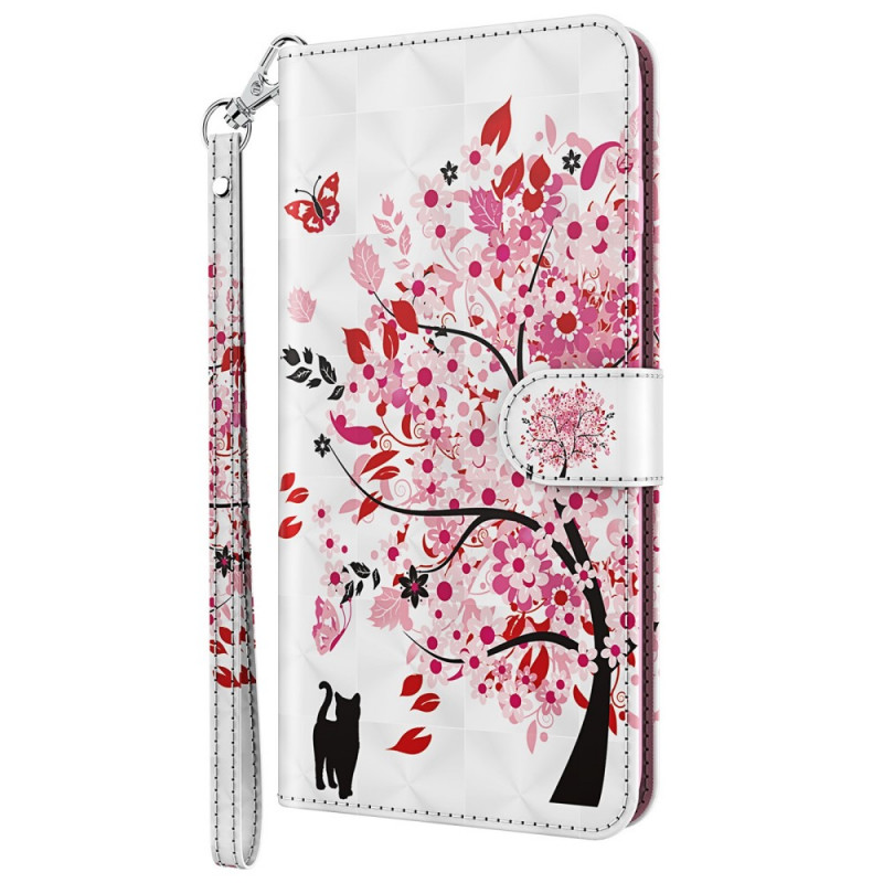 OnePlus
 Nord 2 5G Case Pink Tree and Black Cat