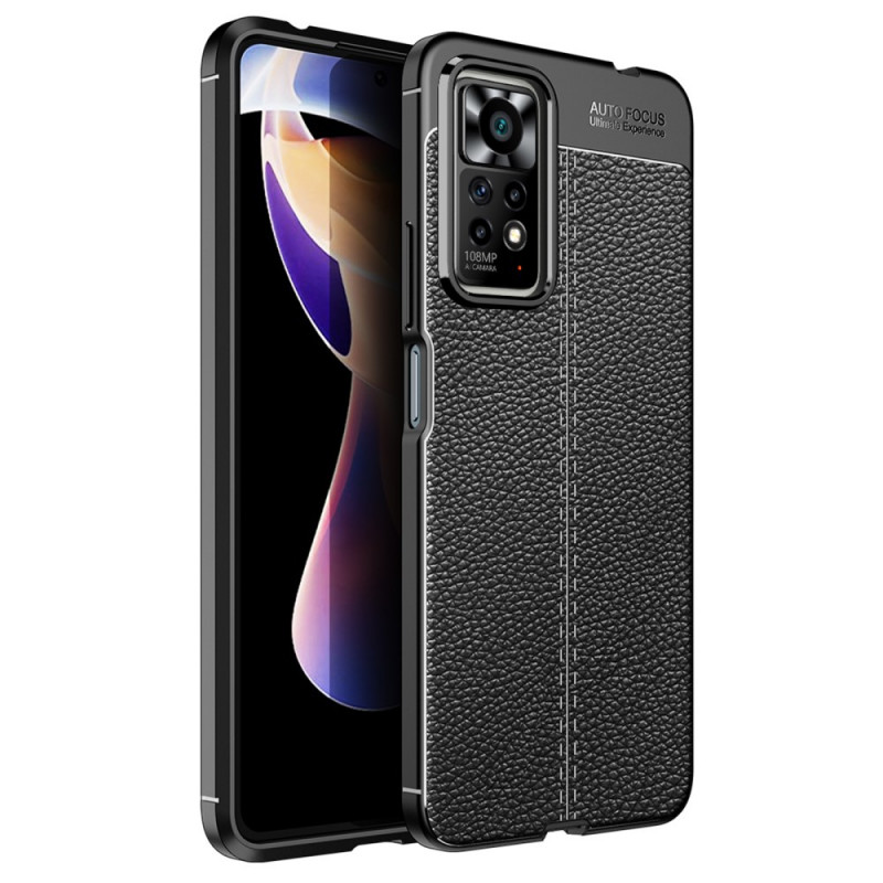 Xiaomi Redmi Note 11 Pro / Note 11 Pro 5G The
ather Case Lychee Effect Double Line