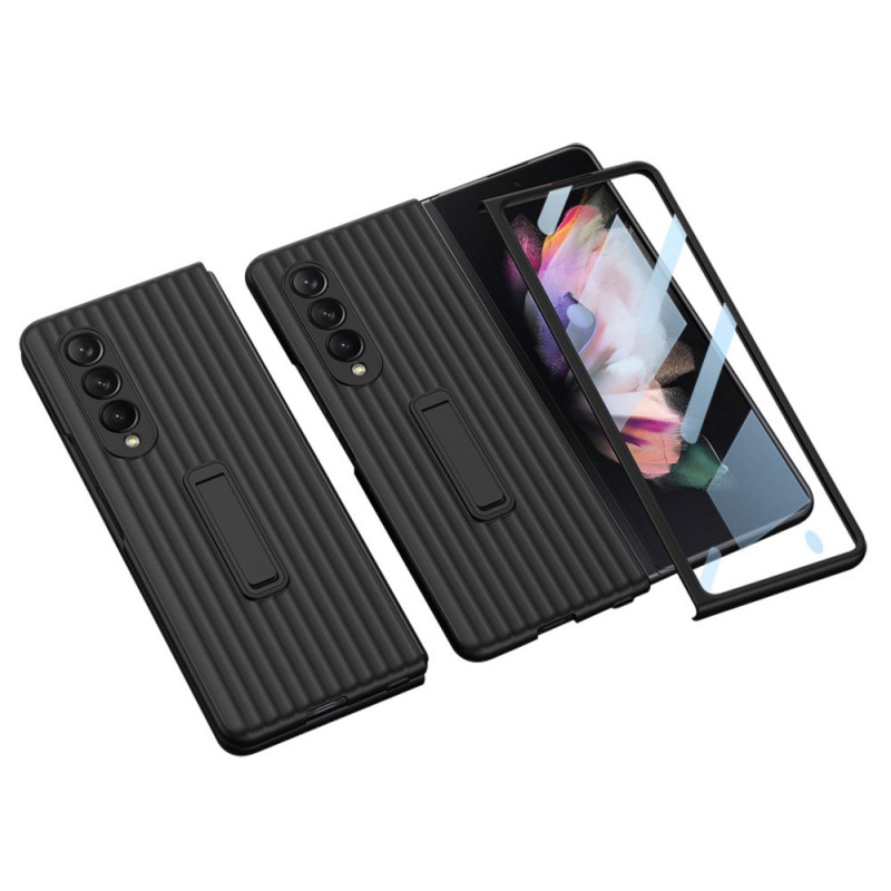 Samsung Galaxy Z Fold 3 5G Textured Case Support and Screen Protector GKK