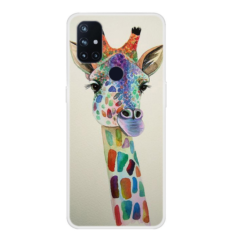 OnePlus
 Nord N10 Colourful Giraffe Case