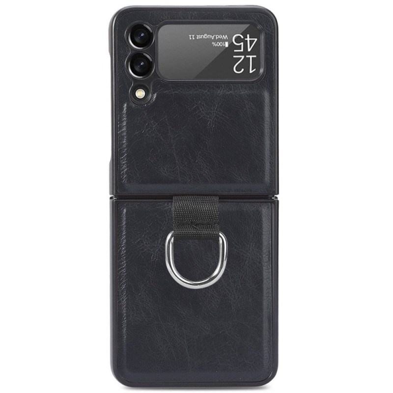 Samsung Galaxy Z Flip 3 5G The
ather Vintage Style Case with Ring