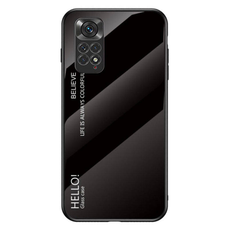 Xiaomi Redmi Note 11 / 11s Tempered Glass Case Hello