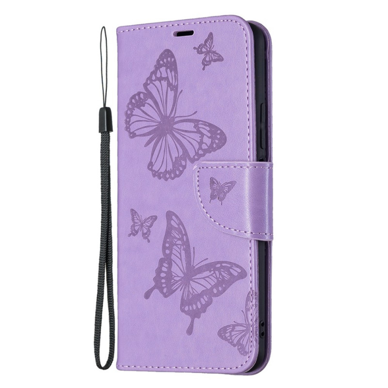 Xiaomi 11 Lite 5G NE/Mi 11 Lite 4G/5G Strap Printed Butterflies Case