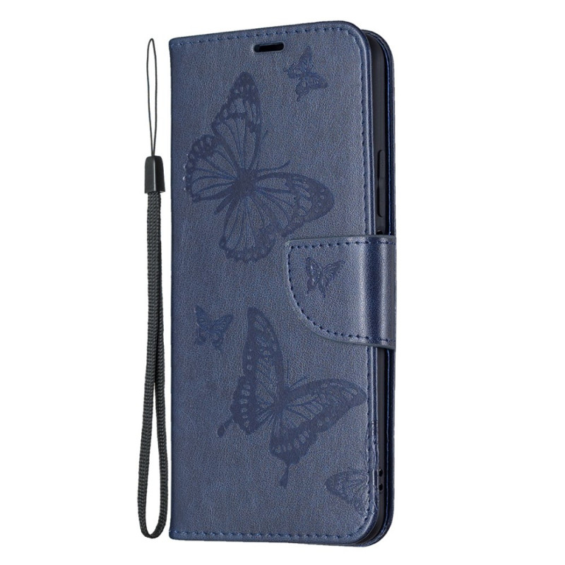 Xiaomi 11 Lite 5G NE/Mi 11 Lite 4G/5G Strap Printed Butterflies Case