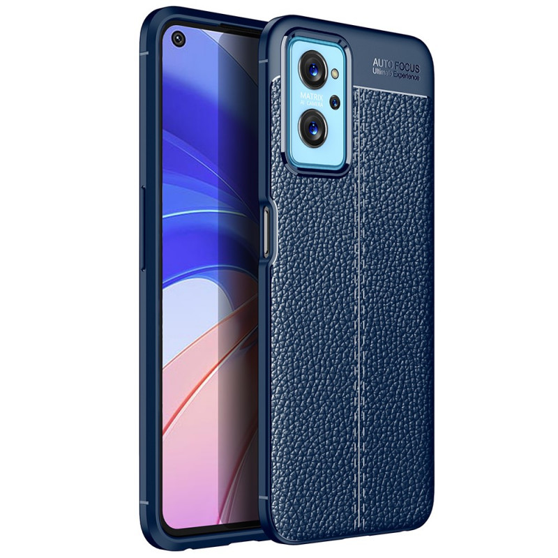 Realme 9i The
ather effect Case Lychee
 Double Line