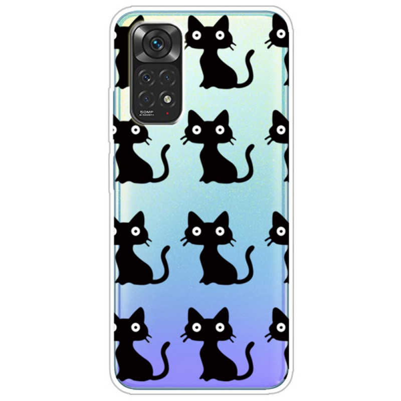 Xiaomi Redmi Note 11 / 11s Case Multiple Black Cats