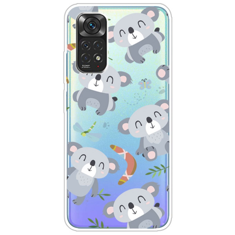 Xiaomi Redmi Note 11 / 11s Small Pandas Grey Case
