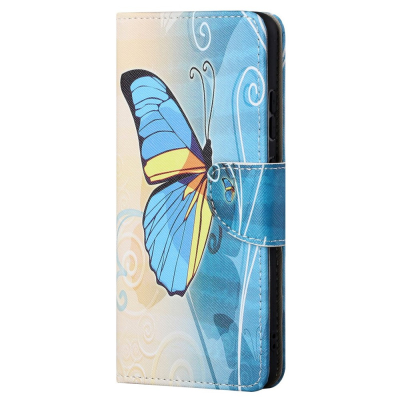 Case Xiaomi Redmi Note 11 / 11s Butterfly Blue and Yellow