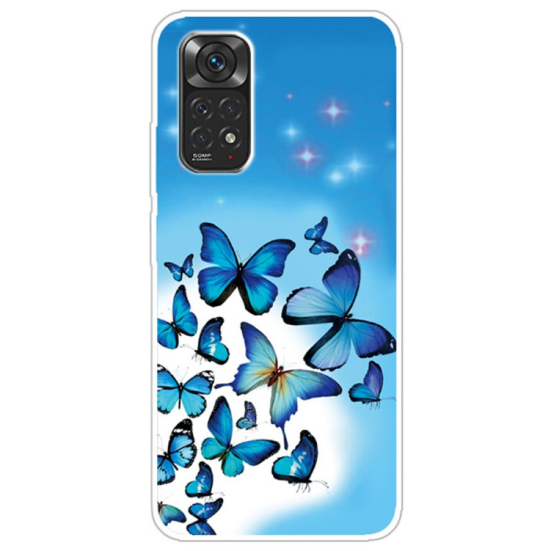 Xiaomi Redmi Note 12 Pro 4G/Note 11 Pro/11 Pro 5G Case Blue Butterflies