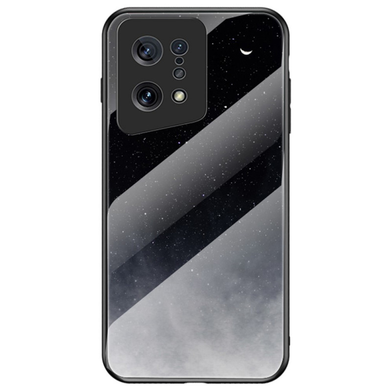 Oppo Find X5 Marble Tempered Glass Case