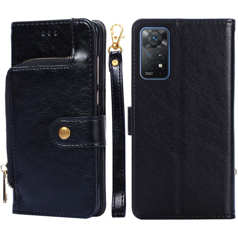 Case Xiaomi Redmi Note 12 Pro 4G/Note 11 Pro/11 Pro 5G Front Purse and Strap