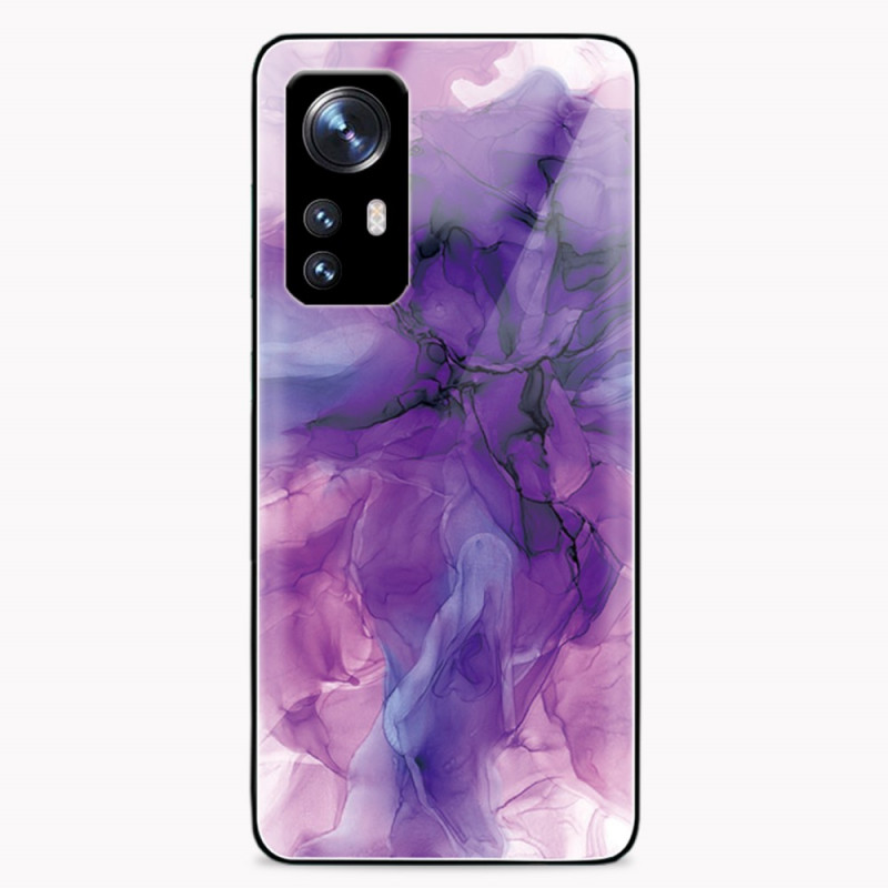 Xiaomi 12 / 12X / 12S Watercolour Marble Tempered Glass Case