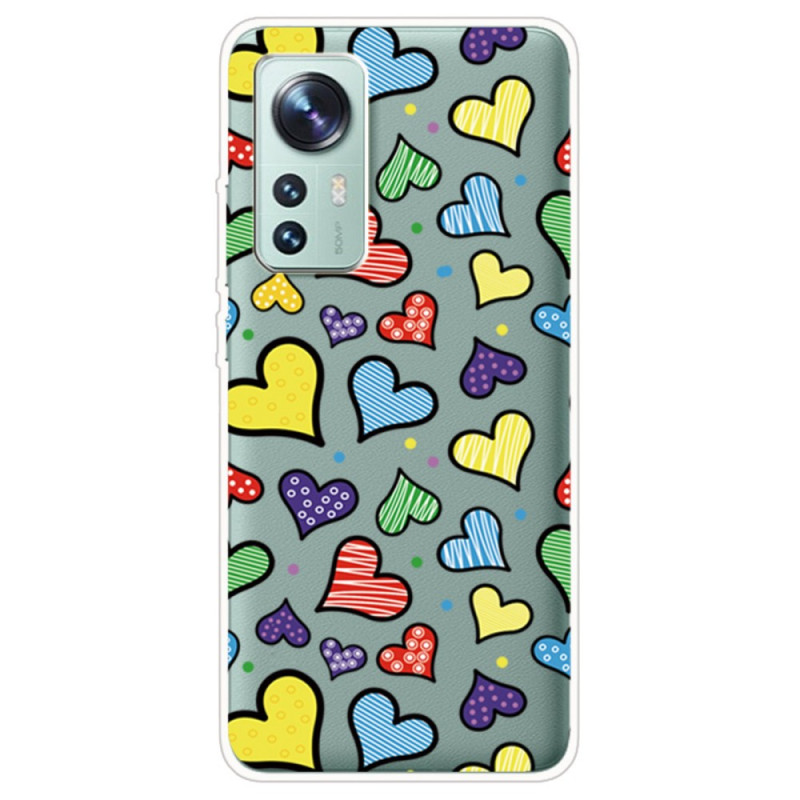 Xiaomi 12 / 12X / 12S Multicolour Heart Case