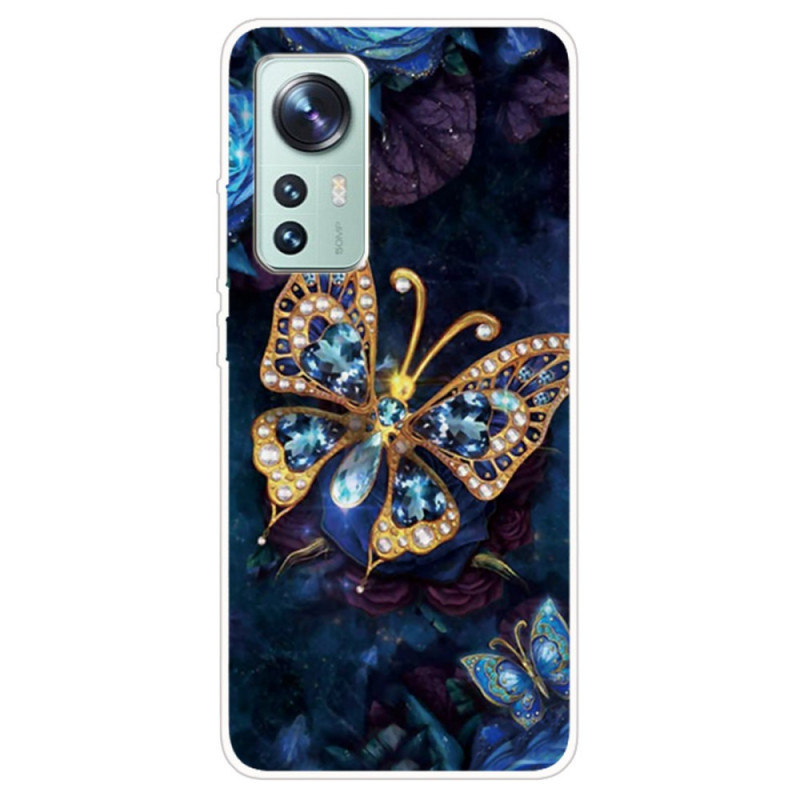 Xiaomi 12 / 12X Silicone Enchanted Butterfly Case