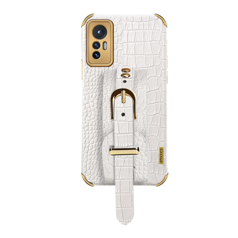 Xiaomi 12 / 12X Crocodile Style Case with Support Strap