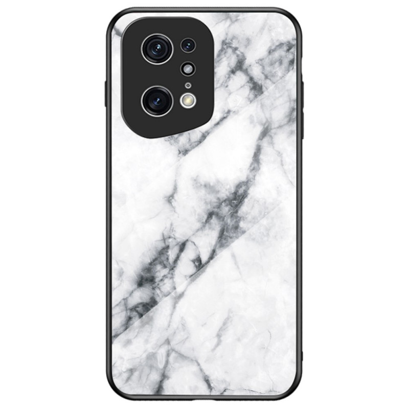 Oppo Find X5 Pro Tempered Glass Case Marble Colors