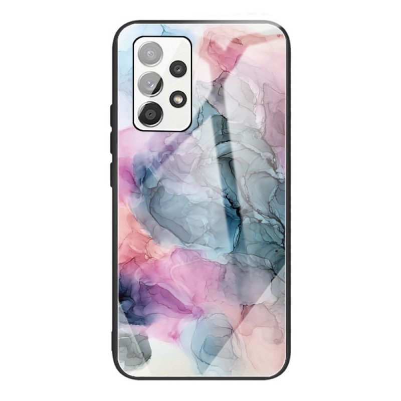 Samsung Galaxy A53 5G Marble Tempered Glass Case