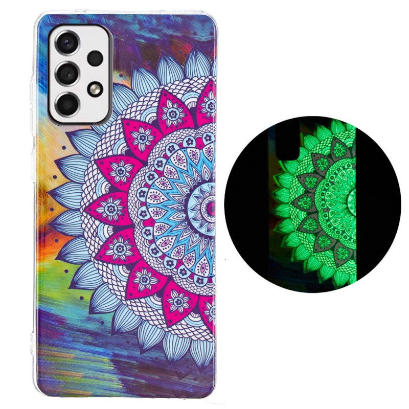 Samsung Galaxy A53 5G Case Mandala Coloured Fluorescent