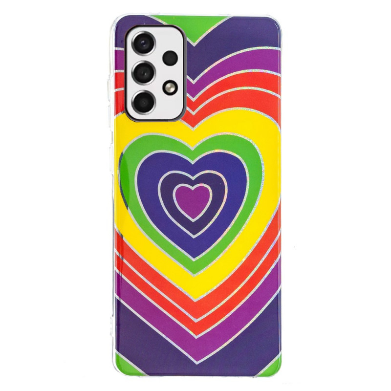 Samsung Galaxy A53 5G Psychedelic Heart Case