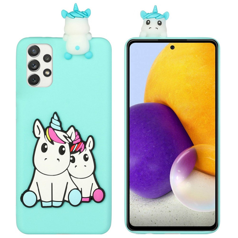 Samsung Galaxy A53 5G Unicorns 3D Case