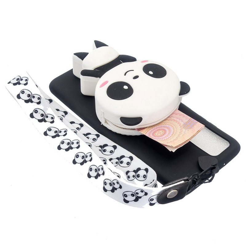 Samsung Galaxy A53 5D Panda 3D Case with Carabiner Strap