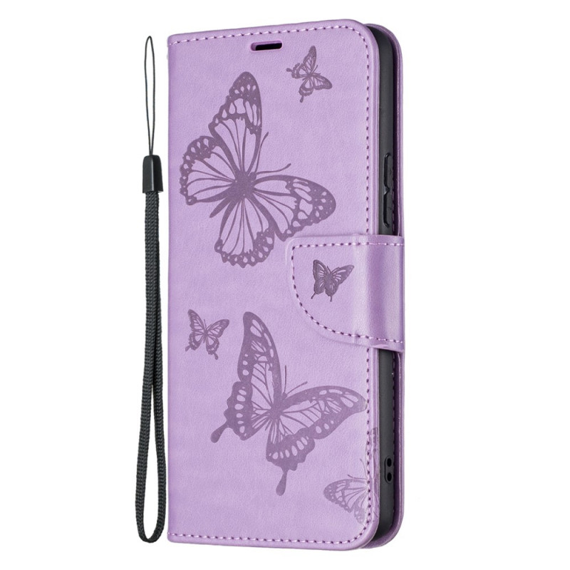 Case Samsung Galaxy A53 5G Butterflies with Strap