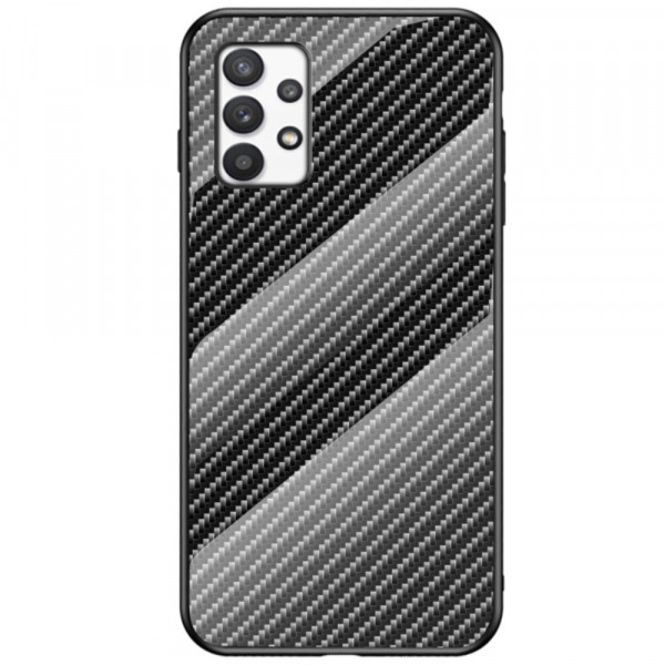 Samsung Galaxy A53 Carbon Fibre Tempered Glass Case