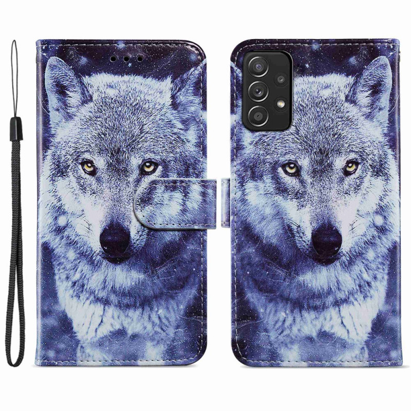 Samsung Galaxy A33 5G Superb Wolf Case with Lanyard