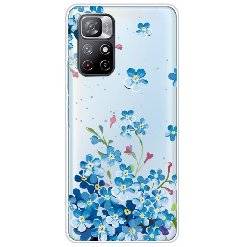 Xiaomi Redmi Note 11 Pro Plus 5G Blue Flower Case
