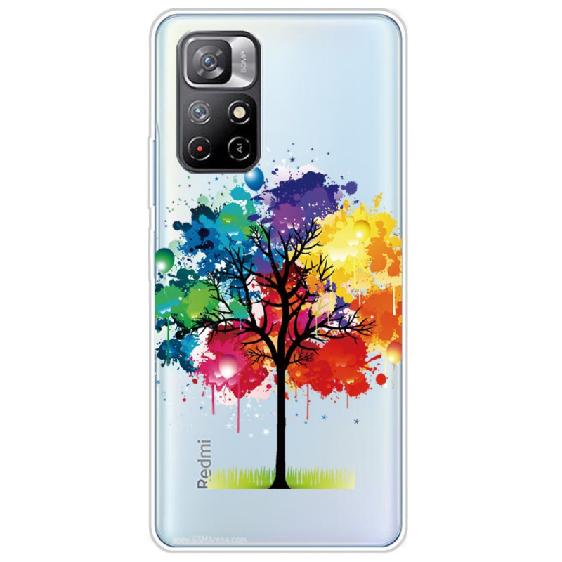 Xiaomi Redmi Note 11 Pro Plus 5G Transparent Watercolour Tree Case