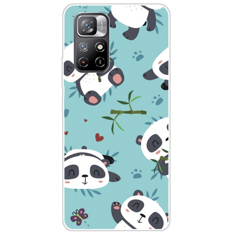 Xiaomi Redmi Note 11 Pro Plus 5G Silicone Case Tas de Pandas