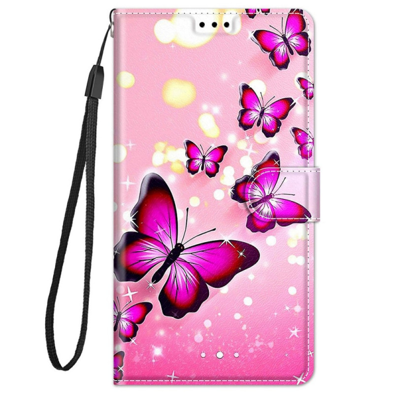 Xiaomi Redmi Note 11 Pro Plus 5G Lanyard Butterfly Fan Case