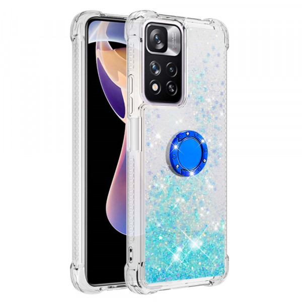 Xiaomi Redmi Note 11 Pro Plus 5G Glitter Case with Support Ring