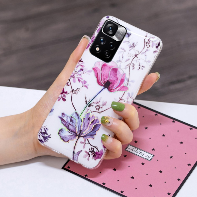 Funda Xiaomi Redmi Note 11 Pro Plus 5G Marbled Flowers - Dealy