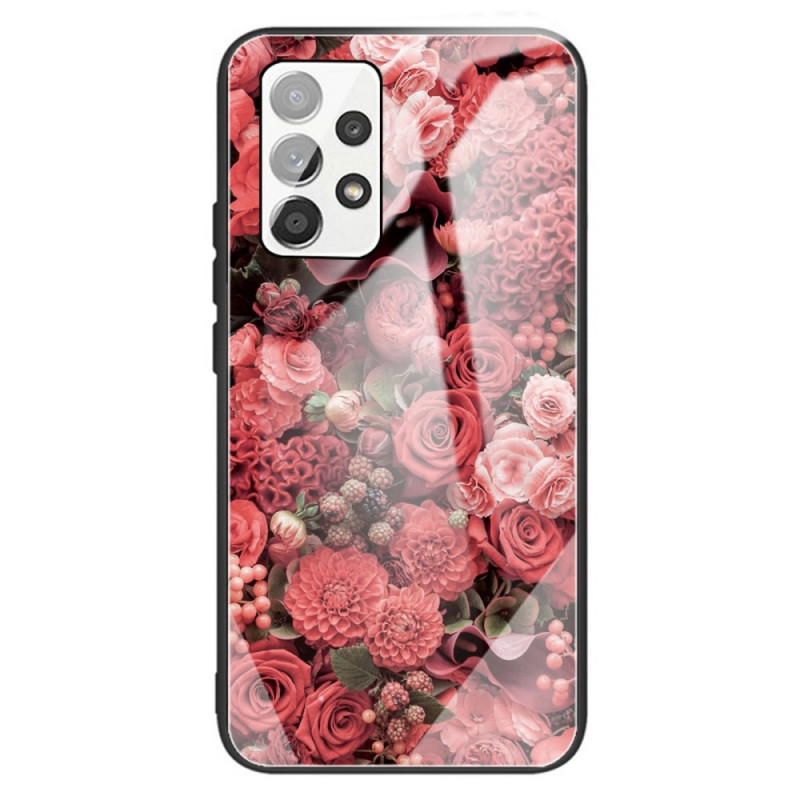 Samsung Galaxy A13 Hardcover Pink Flowers