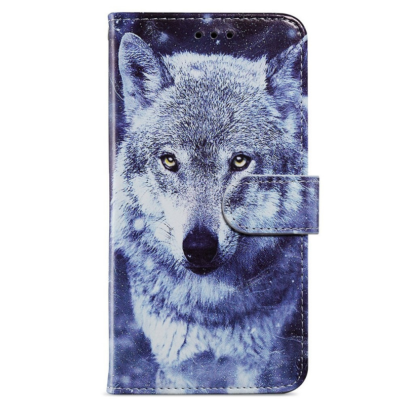 Samsung Galaxy A13 Superb Wolf Case with Lanyard